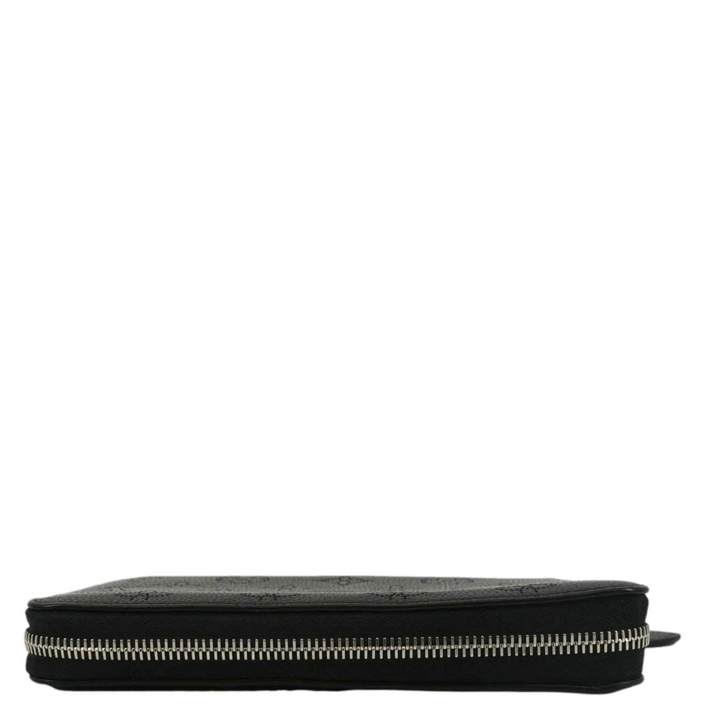 LOUIS VUITTON Mahina Leather Zippy Wallet Galet Black