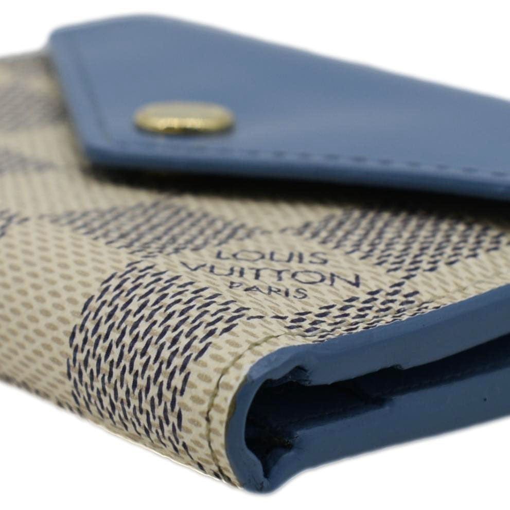 LOUIS VUITTON Zoe Damier Azur Wallet Light Blue