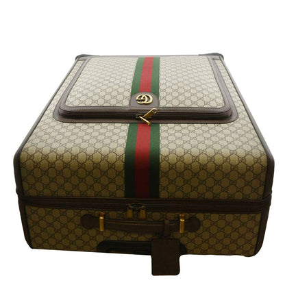 GUCCI Ophidia Trolley GG Supreme Canvas Travel Bag Beige 728305