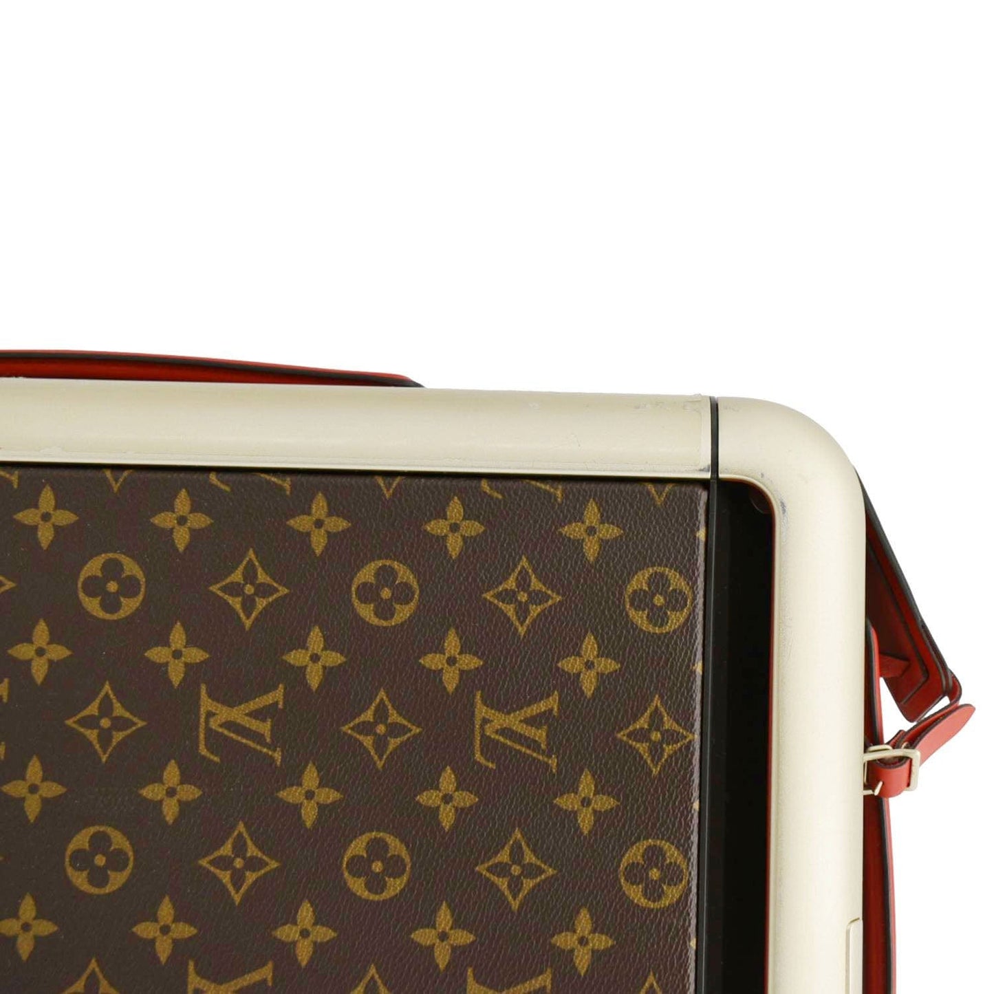 LOUIS VUITTON Horizon 55 Monogram Canvas Travel Bag Coquelicot Red