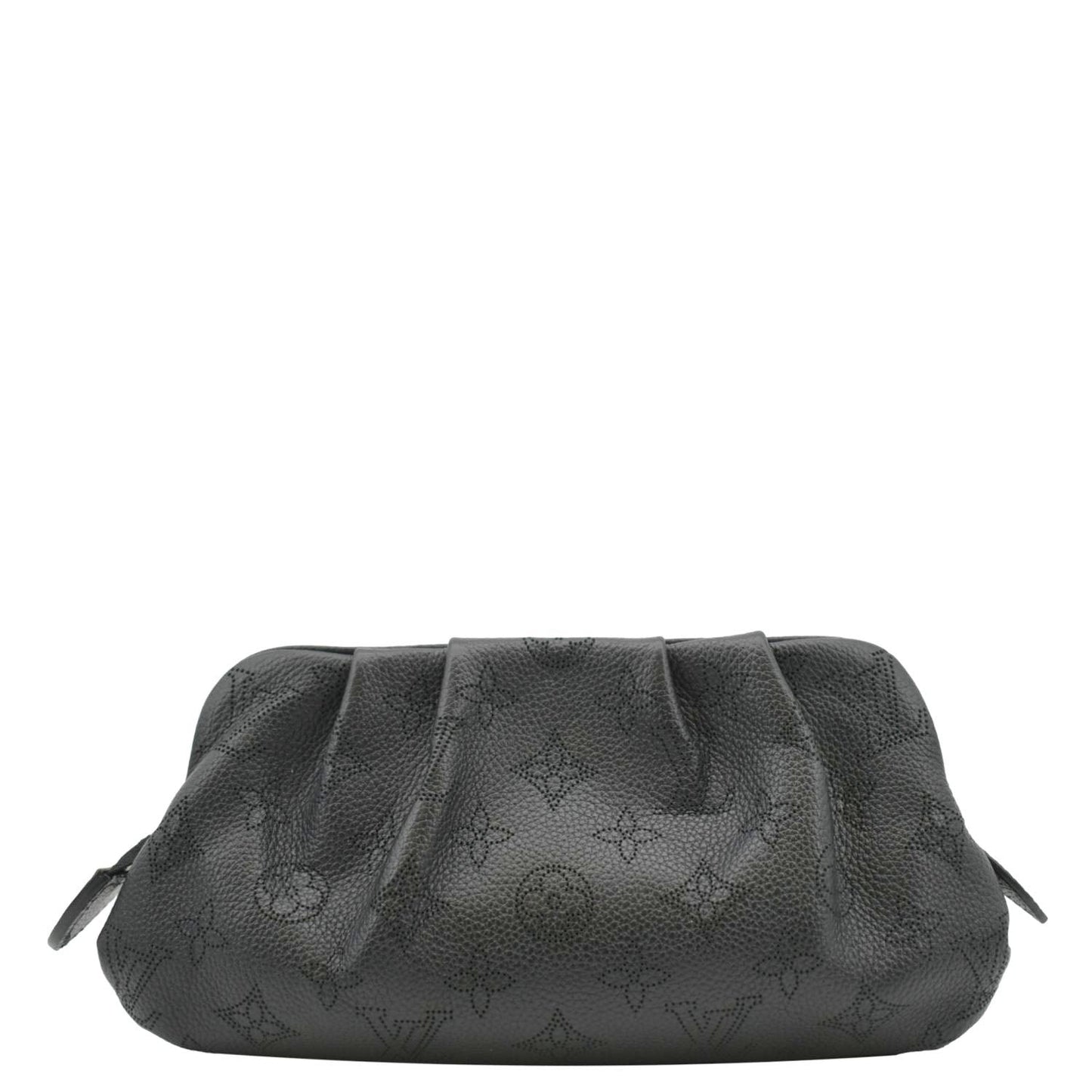 LOUIS VUITTON Scala Mini Mahina Perforated  Leather Pouch Black