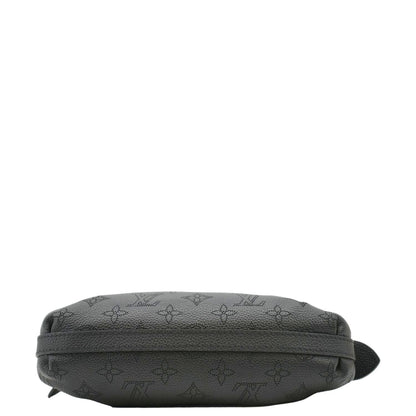 LOUIS VUITTON Scala Mini Mahina Perforated  Leather Pouch Black
