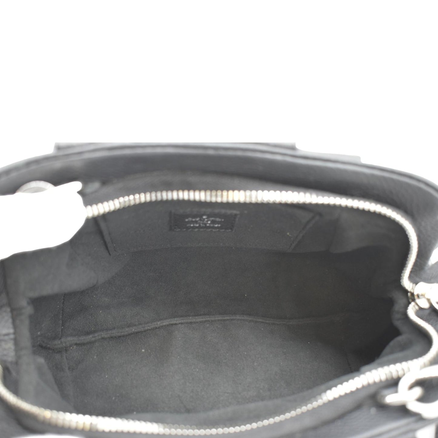 LOUIS VUITTON Scala Mini Mahina Perforated  Leather Pouch Black