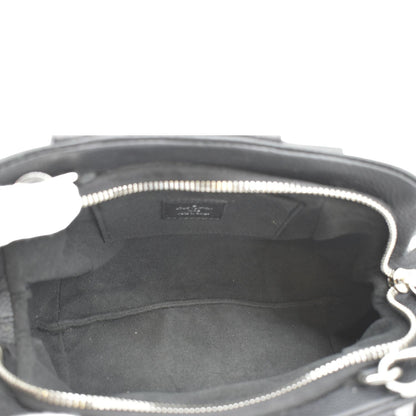 LOUIS VUITTON Scala Mini Mahina Perforated  Leather Pouch Black