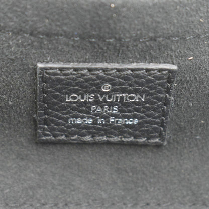 LOUIS VUITTON Scala Mini Mahina Perforated  Leather Pouch Black