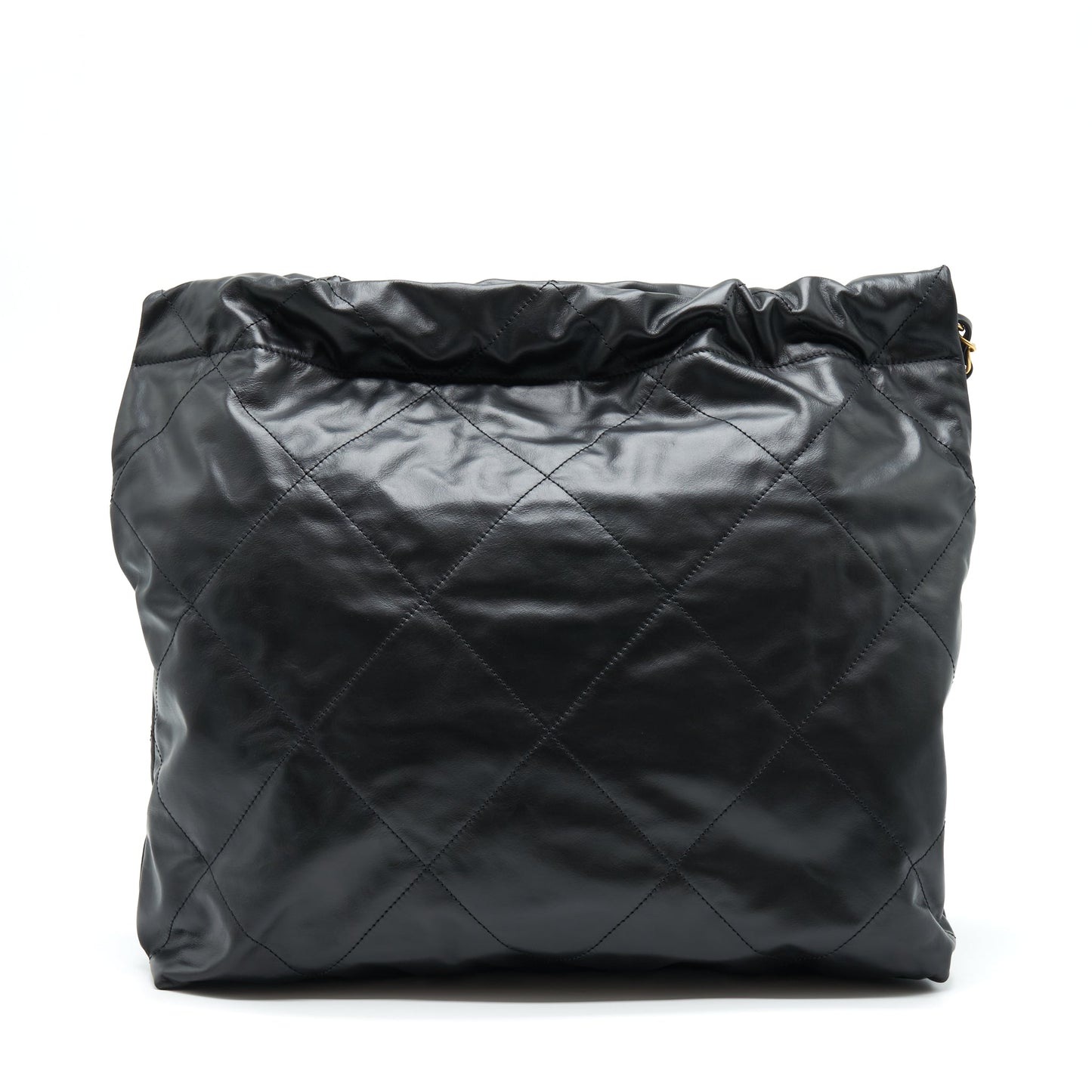 Chanel 22 Handbag Shiny Calfskin Black