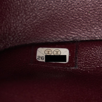 Chanel 2.55 Handbag Aged Calfskin Black