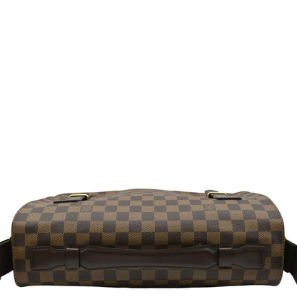 LOUIS VUITTON Broadway Damier Ebene Messenger Bag Brown