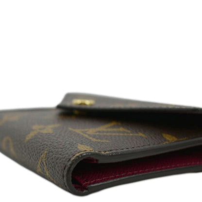 LOUIS VUITTON Victorine Monogram Canvas Wallet Brown