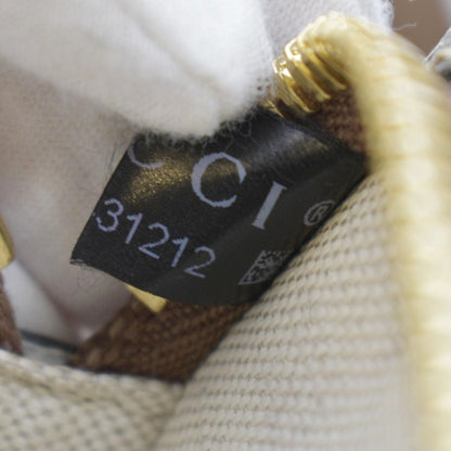 GUCCI Interlocking G Supreme Canvas Belt Bag Beige 682933