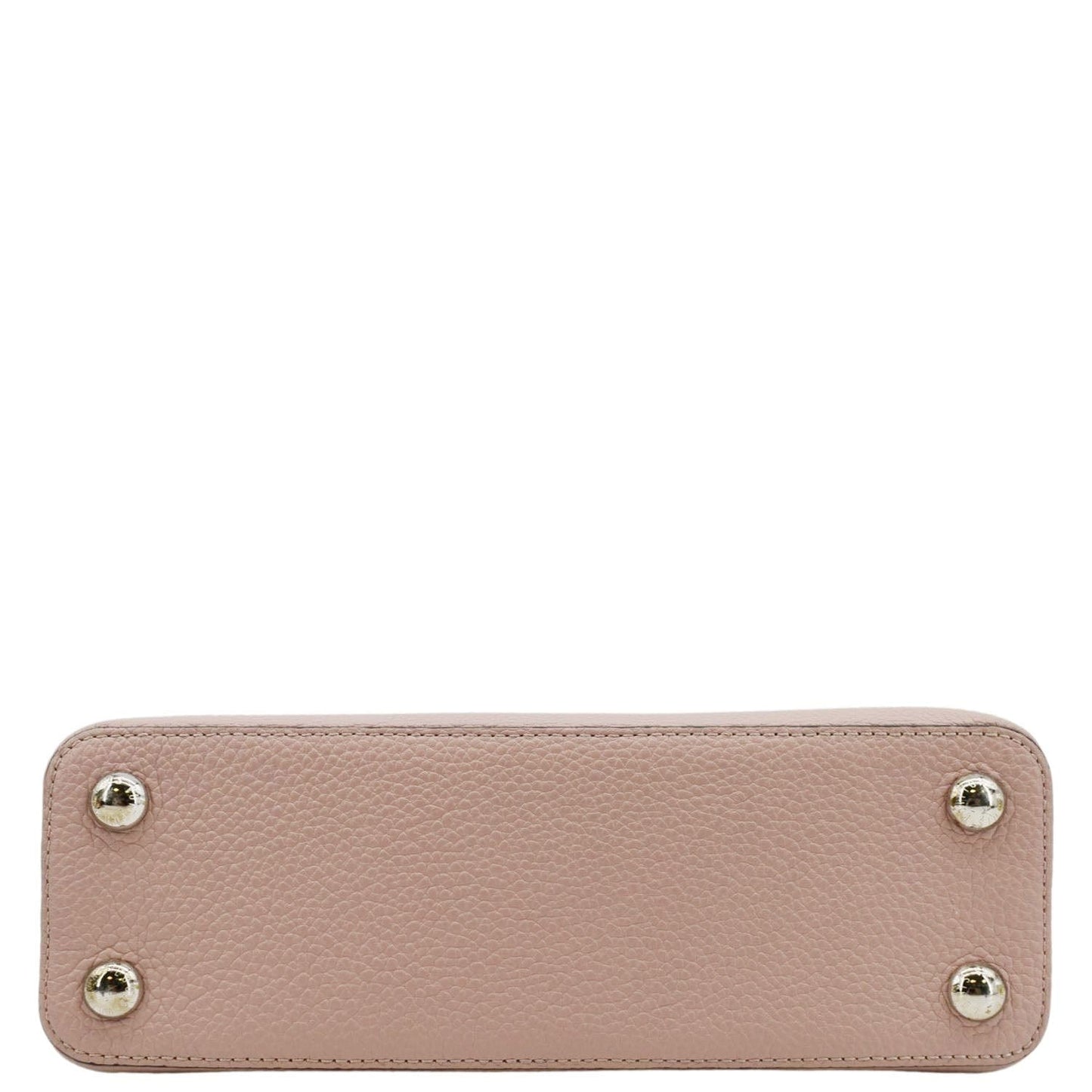 LOUIS VUITTON Capucines BB Taurillon Leather Shoulder Bag Baby Pink