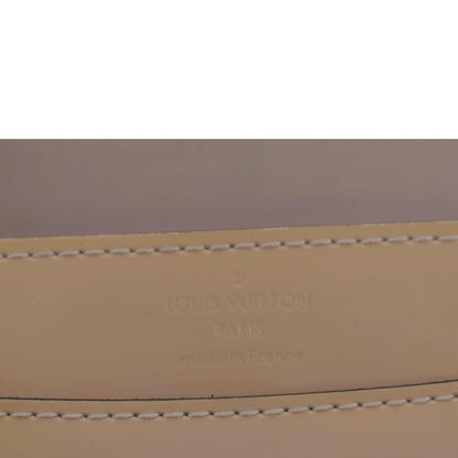 LOUIS VUITTON Chain Louise GM Leather Shoulder Bag Beige