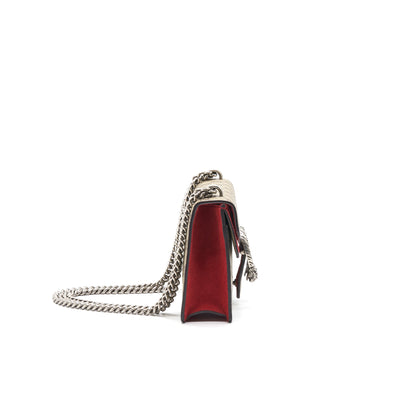Gucci Dionysus GG Supreme Mini Bag with Red