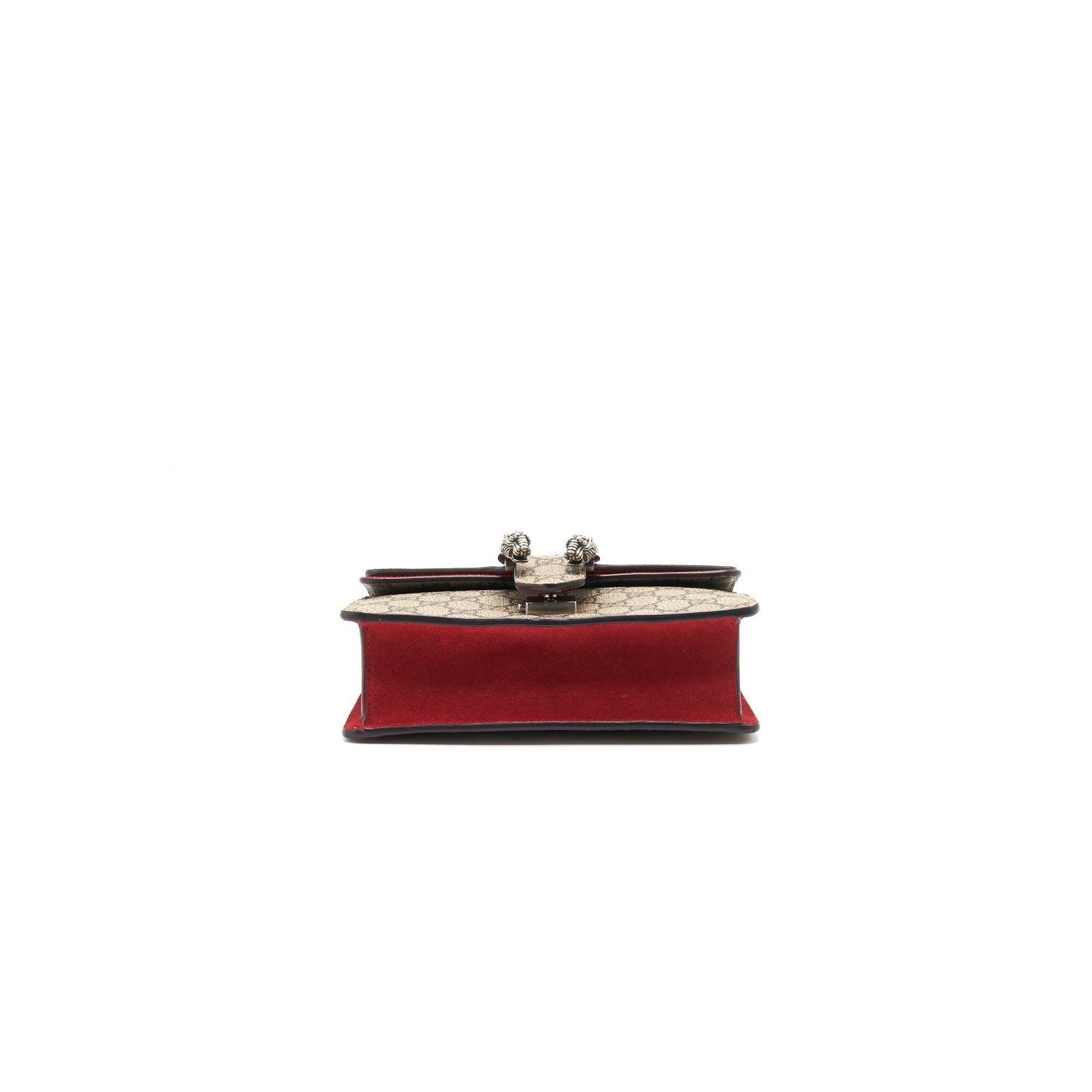 Gucci Dionysus GG Supreme Mini Bag with Red