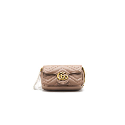 Gucci GG Marmont Super Mini Leather Shoulder Bag