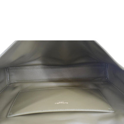 YVES SAINT LAURENT Kate Reversible Suede Shoulder Bag Grassy Green