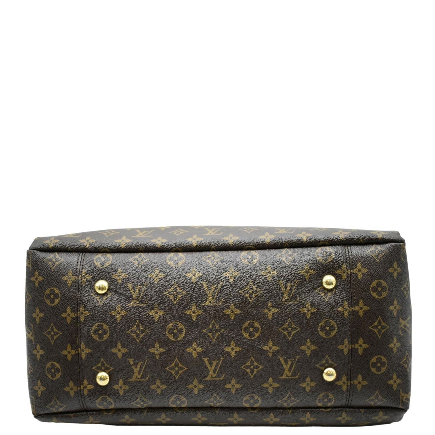LOUIS VUITTON Artsy MM Monogram Canvas Hobo Bag Brown