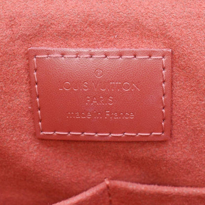 LOUIS VUITTON Caissa MM Damier Ebene Tote Bag Brown