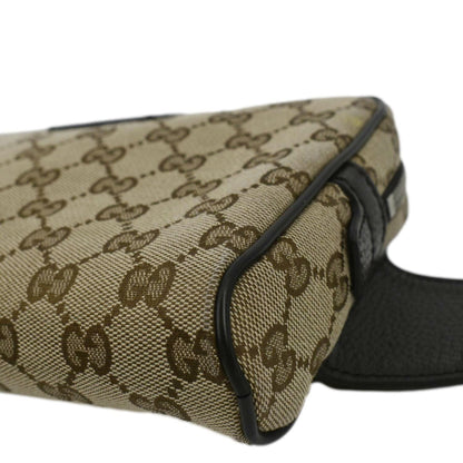 GUCCI GG Monogram Canvas Belt Bag Beige 449174