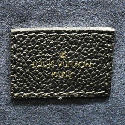 LOUIS VUITTON Neverfull MM Empreinte Leather Tote Shoulder Bag Black