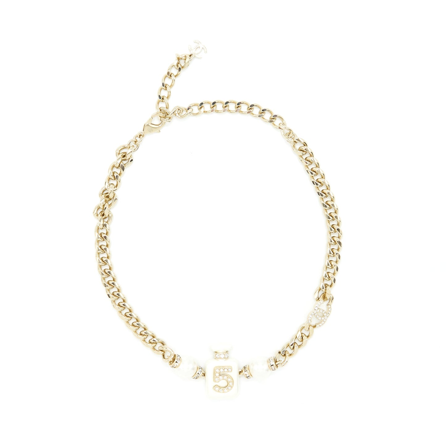 Chanel 22S Perfume Bottle Necklace/Choker L