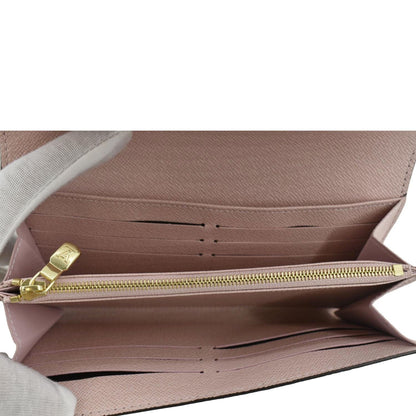 LOUIS VUITTON Sarah Monogram Canvas Wallet Brown