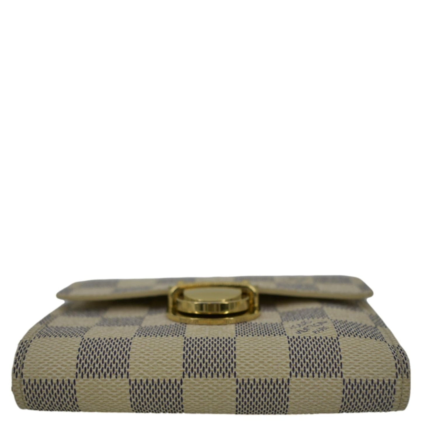 LOUIS VUITTON Koala Damier Azur Wallet White