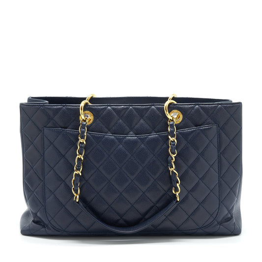 Chanel Grand Shopping Tote XL Caviar Navy