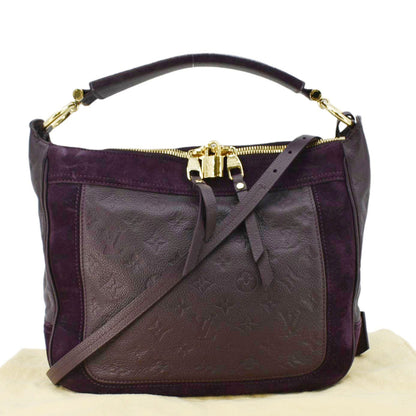 LOUIS VUITTON Audacieuse MM Empreinte Leather Shoulder Bag Terre