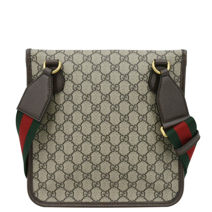 GUCCI Neo Vintage Medium GG Supreme Canvas Messenger Bag Beige 598604