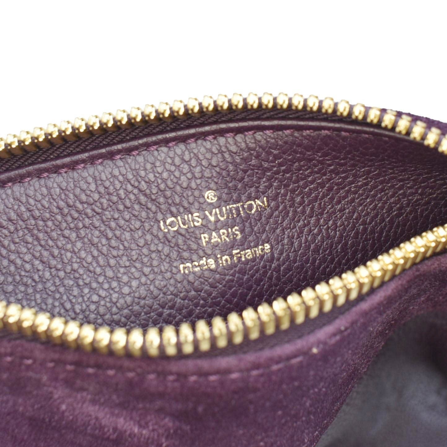 LOUIS VUITTON Audacieuse MM Empreinte Leather Shoulder Bag Terre