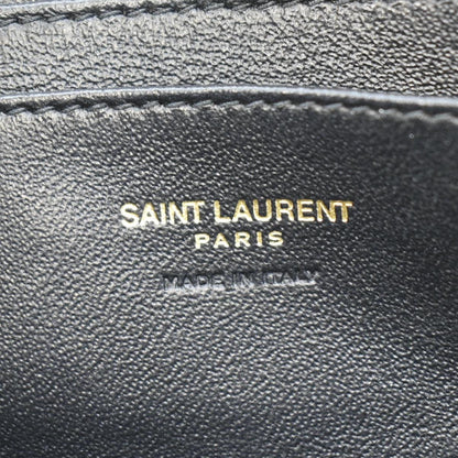 YVES SAINT LAURENT Lou Camera Chevron Leather Crossbody Bag Black