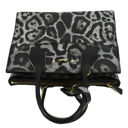 LOUIS VUITTON City Steamer Animal Print Canvas Shoulder Bag Grey