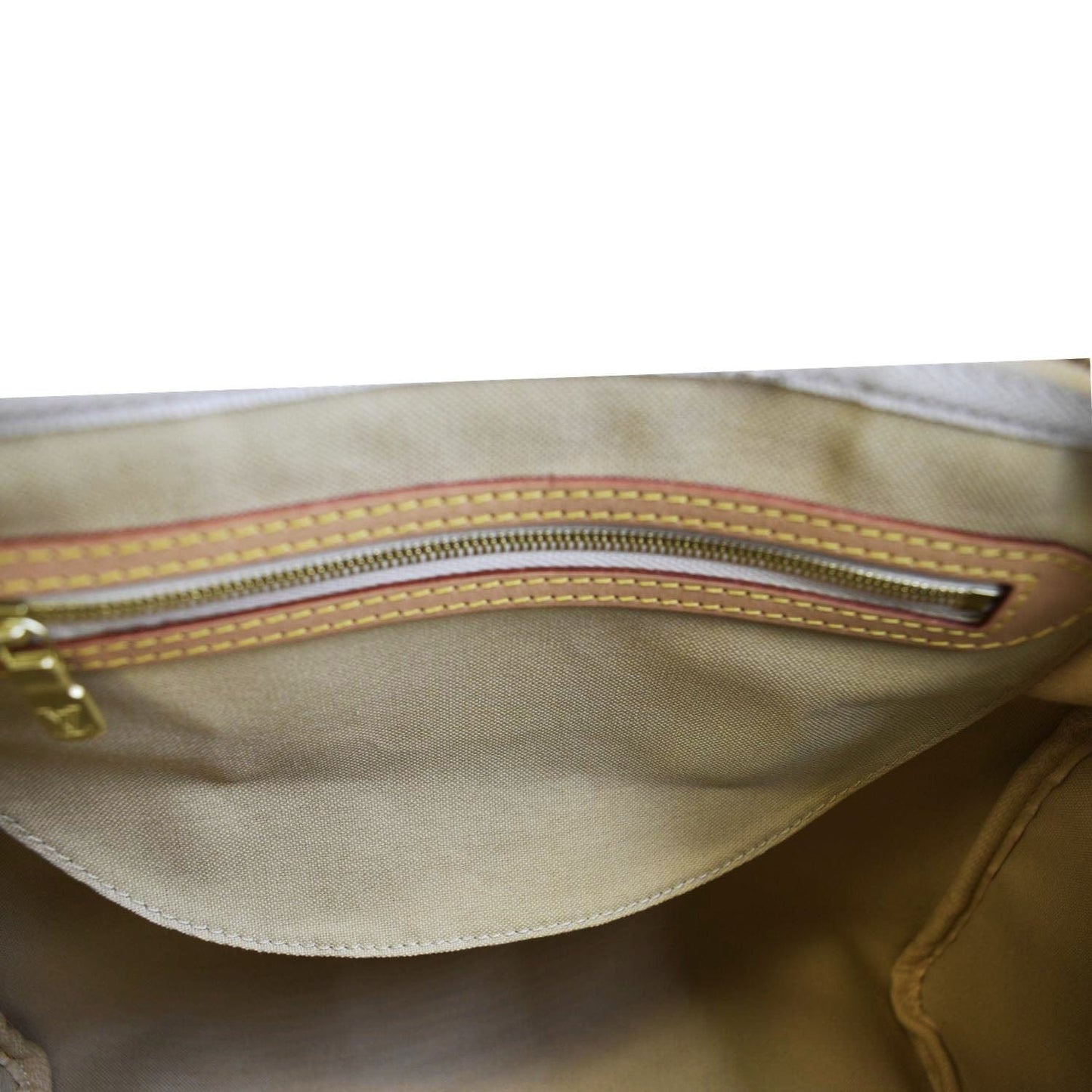 LOUIS VUITTON Speedy 30 Damier Azur Satchel Bag White