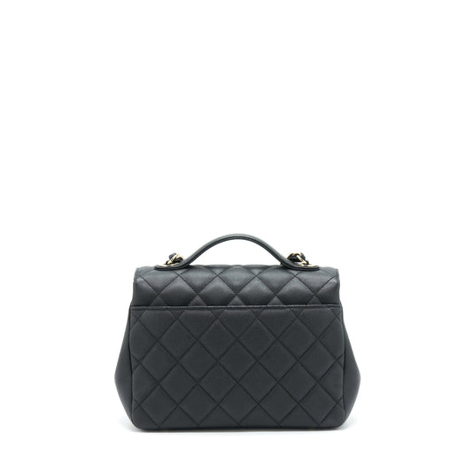 Chanel Medium Business Affinity Caviar Black L
