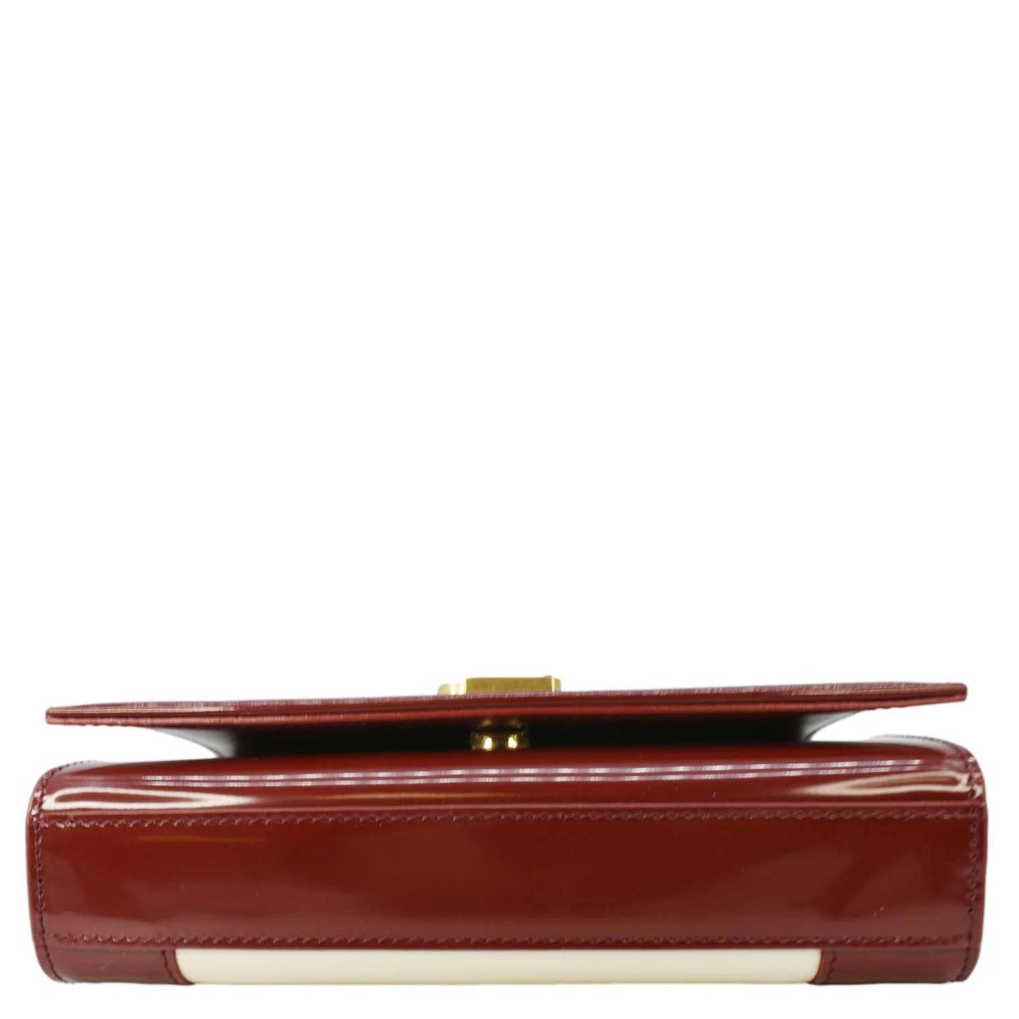 YVES SAINT LAURENT Kate Small Leather Chain Shoulder Bag Burgundy