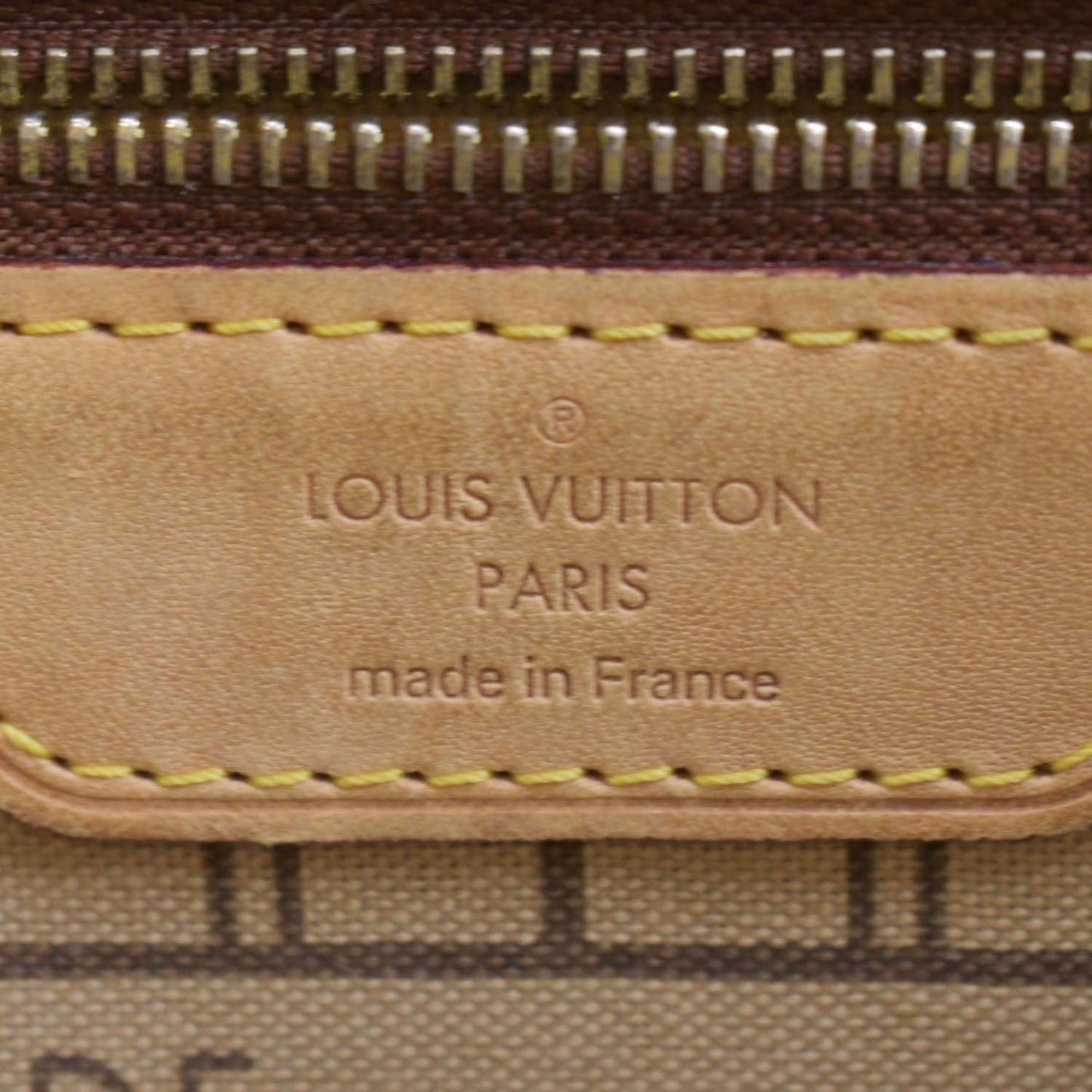 LOUIS VUITTON Neverfull PM Monogram Canvas Tote Bag Brown