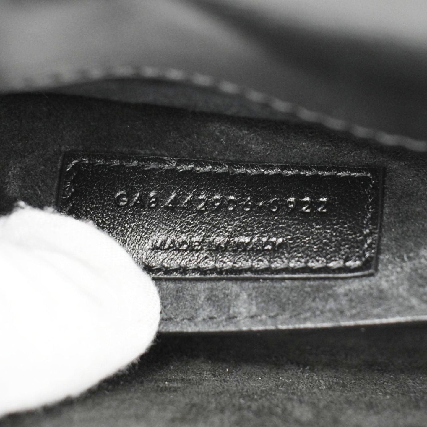 YVES SAINT LAURENT Monogram Sunset Medium Leather Shoulder Bag Black