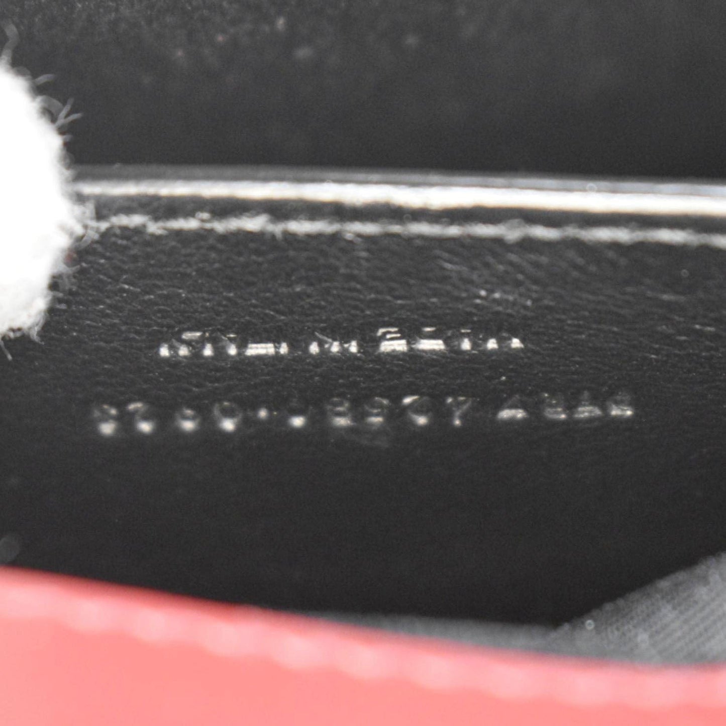 YVES SAINT LAURENT Kate Small Leather Chain Shoulder Bag Burgundy