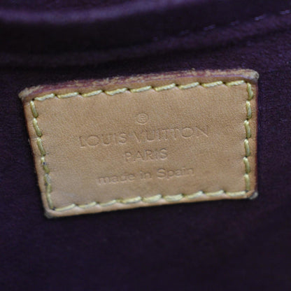 LOUIS VUITTON Montaigne MM Monogram Canvas Shoulder Bag Brown
