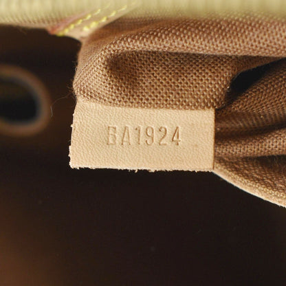 LOUIS VUITTON Alma PM Monogram Canvas Satchel Bag Brown