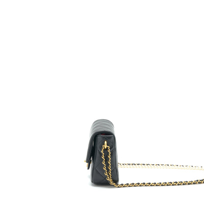 Chanel My Perfect Mini Flap Bag Lambskin Black