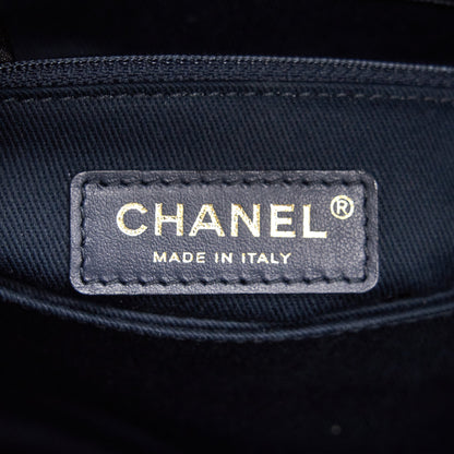 Chanel Mini Coco Handle Iridescent Navy L