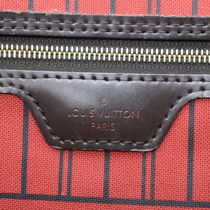 LOUIS VUITTON  Neverfull MM Damier Ebene Tote Bag Brown