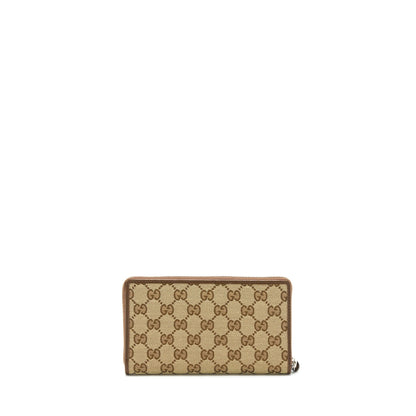 Gucci x Balenciaga Brown 2021 Classic Zip Long Wallet SHW