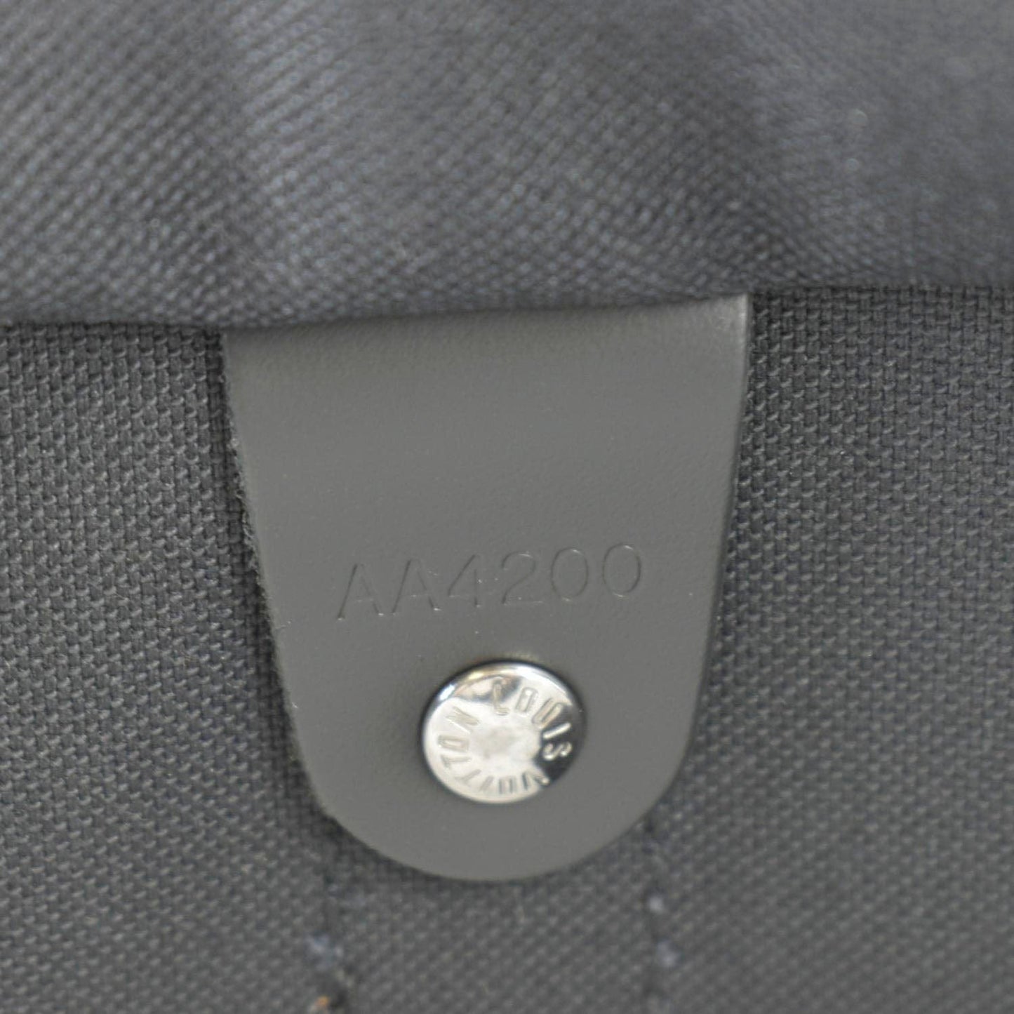 LOUIS VUITTON Keepall 55 Bandouliere Monogram Eclipse Travel Bag Black