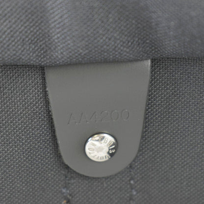 LOUIS VUITTON Keepall 55 Bandouliere Monogram Eclipse Travel Bag Black