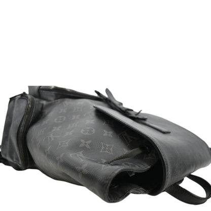 LOUIS VUITTON Trio Mnogram Eclipse Backpack Bag Black
