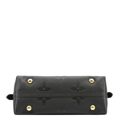 LOUIS VUITTON Carryall PM Monogram Empreinte Leather Shoulder Bag Black