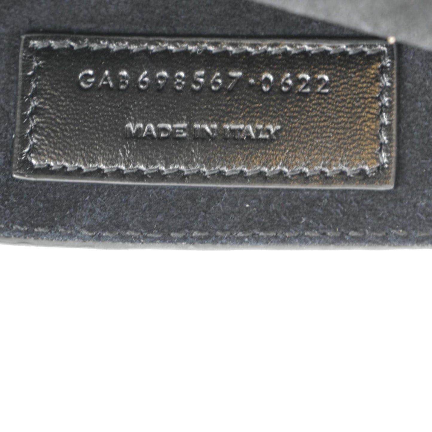 YVES SAINT LAURENT LE 57 Quilted Leather Hobo Bag Black